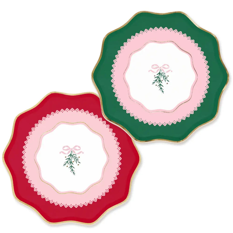 Coquette Holiday Dessert Plates