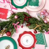 Coquette Holiday Dessert Plates