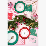 Coquette Holiday Cocktail Napkins - Well Wishes