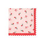 Valentines Day Cocktail Napkins - Lace, Gingham, & Bows