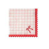 Valentines Day Cocktail Napkins - Lace, Gingham, & Bows