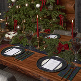 Classic Tartan Christmas Party Invitation - Customizable Invite & Menu