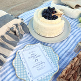 "The Summer I Turned ... " Customizable Birthday Invitation & Menu - Coastal Pretty