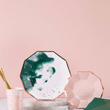 Manhattan - Pale Pink Confetti Paper Cups