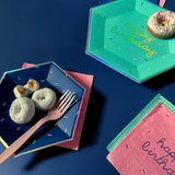 Sprinkles - Bright Happy Birthday Lunch Napkins (Multi-Color Pack, 24 Count)