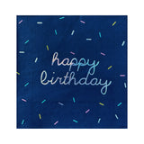 Sprinkles - Bright Happy Birthday Lunch Napkins (Multi-Color Pack, 24 Count)